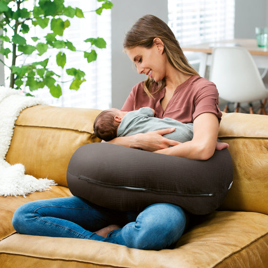Baby Avenue BSB - New Design - Doomoo Buddy Stars Anthracite in stock $114  . Doomoo buddy is a large multiuse cushion for both the baby and his  parents. Thanks to its