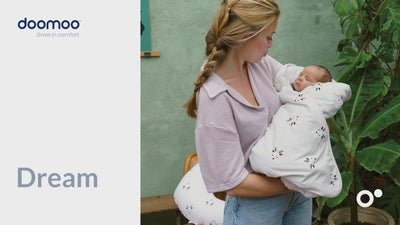 Couverture ultra douce pour bébé en coton biologique - doomoo dream Bear Grey