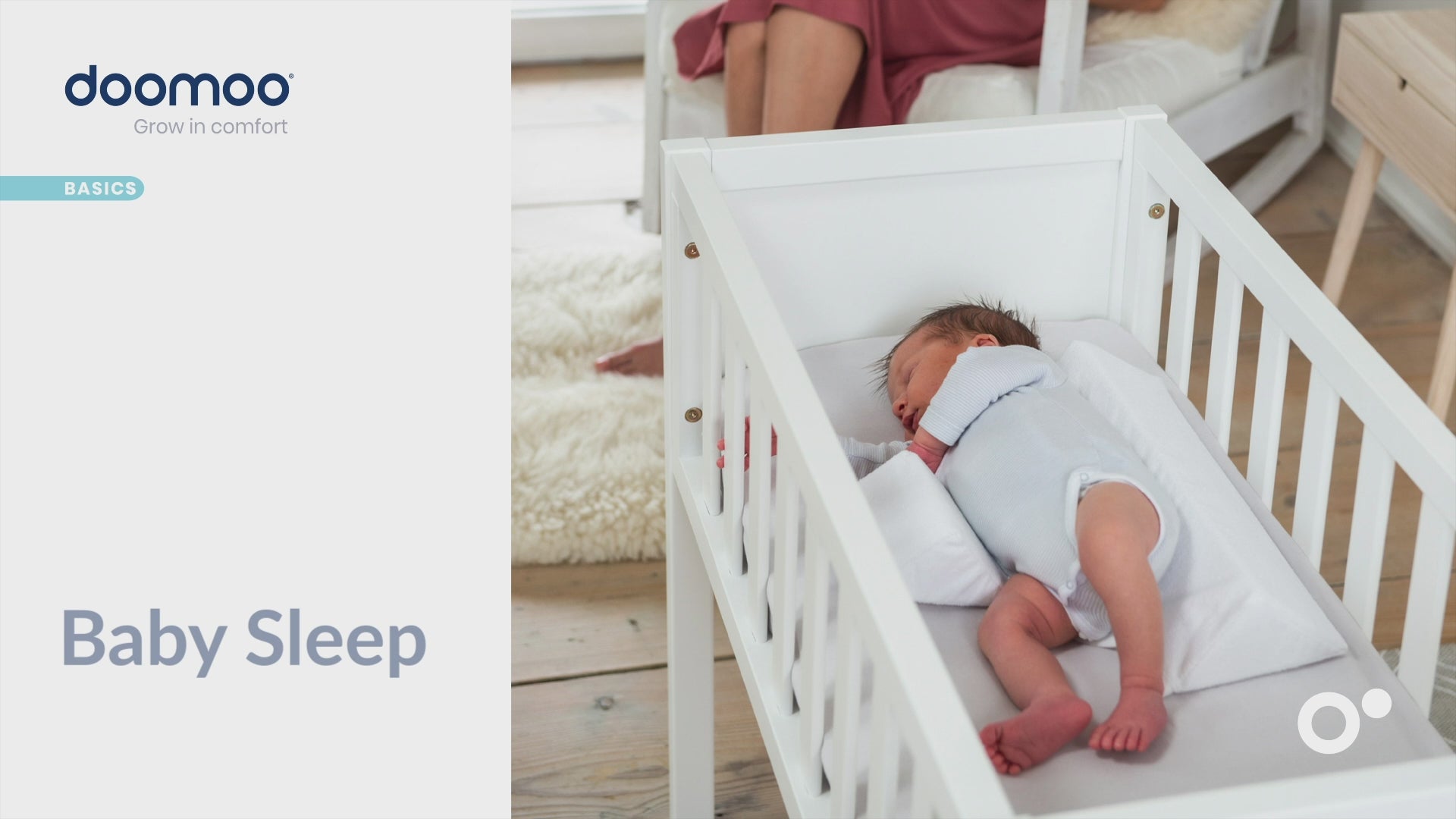 Infant side clearance sleep positioner