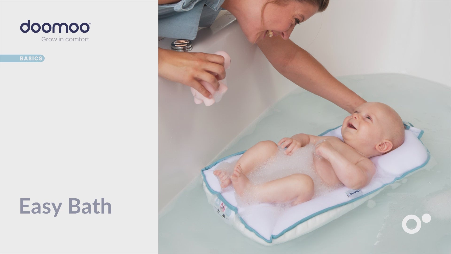 doomoo Easy Bath - Floating bath mattress to bath your baby easily