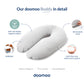 large maternity pillow. During pregnancy and for breastfeeding - Bear Grey