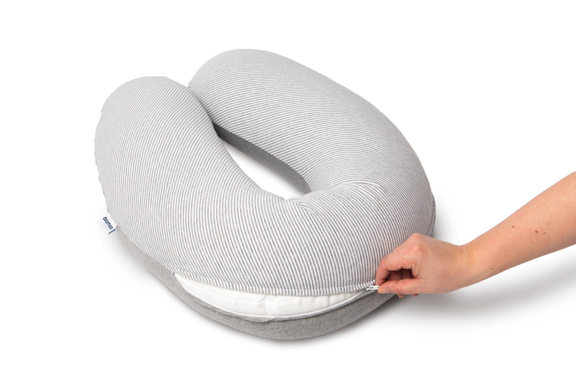 large maternity pillow. During pregnancy and for breastfeeding - Classic Grey