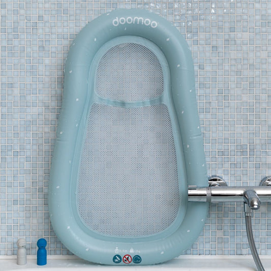 doomoo Aufblasbare Badematratze - für einfaches Babybaden zu Hause oder auf Reisen