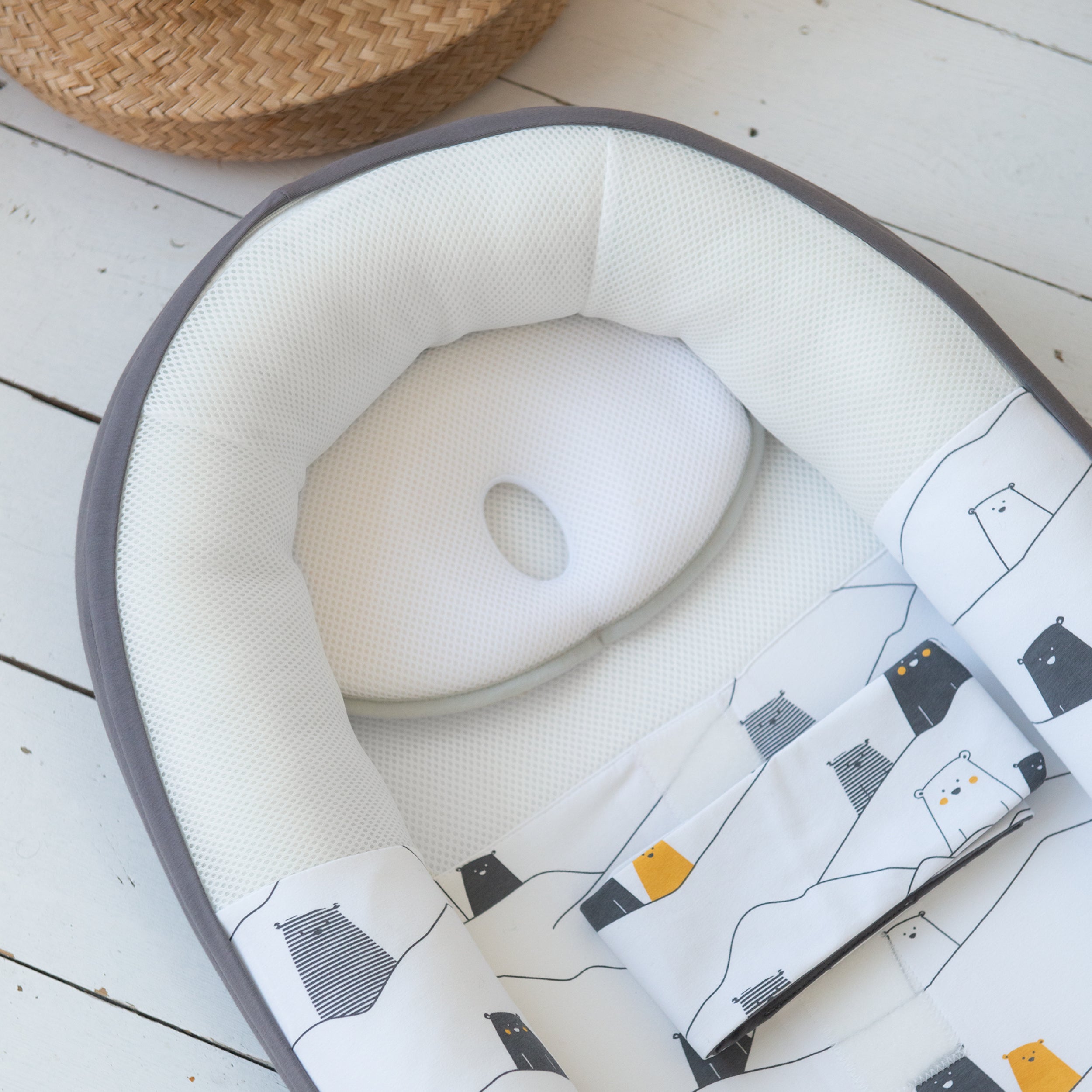 head pillow anti flathead for baby