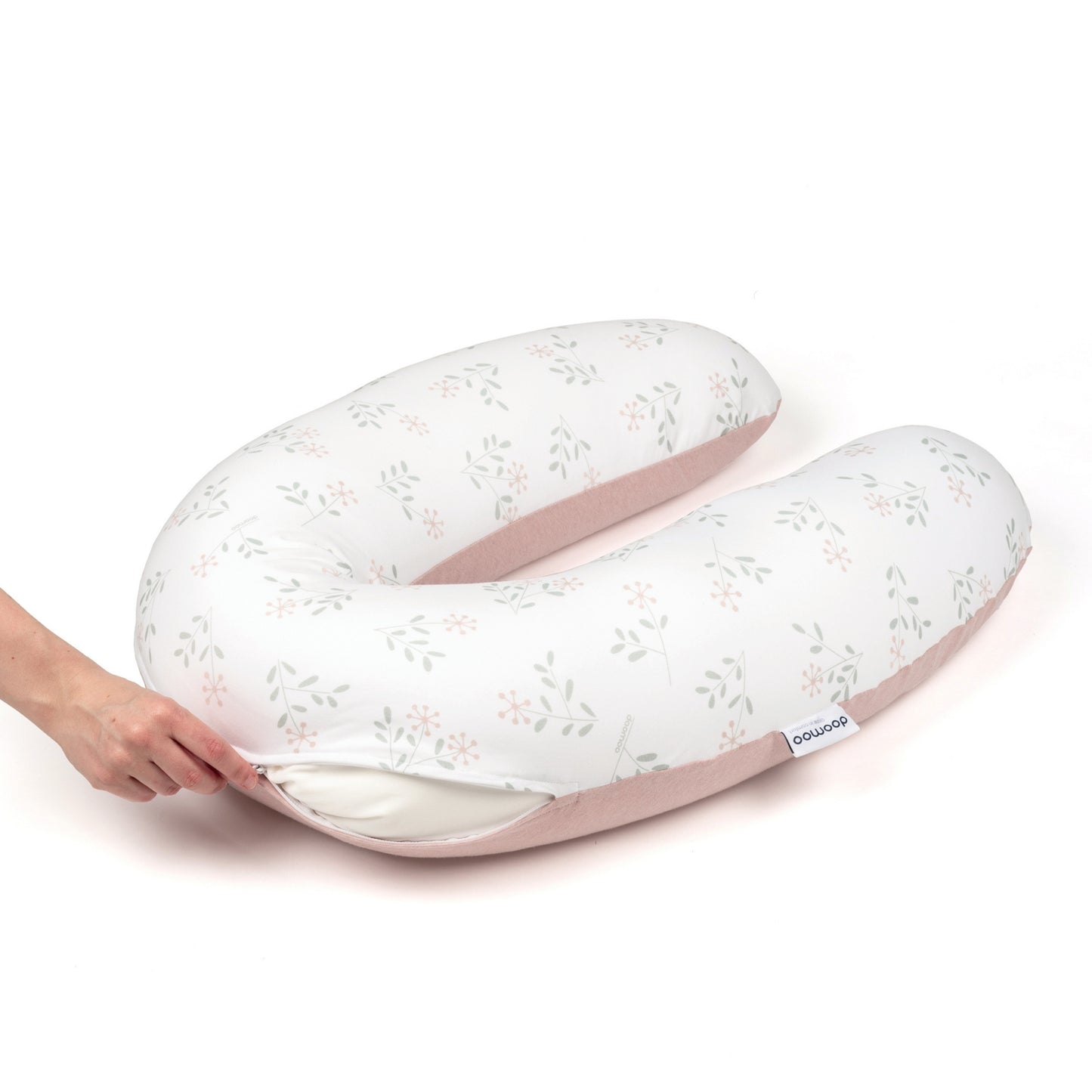 Cover for large maternity pillow spring pink