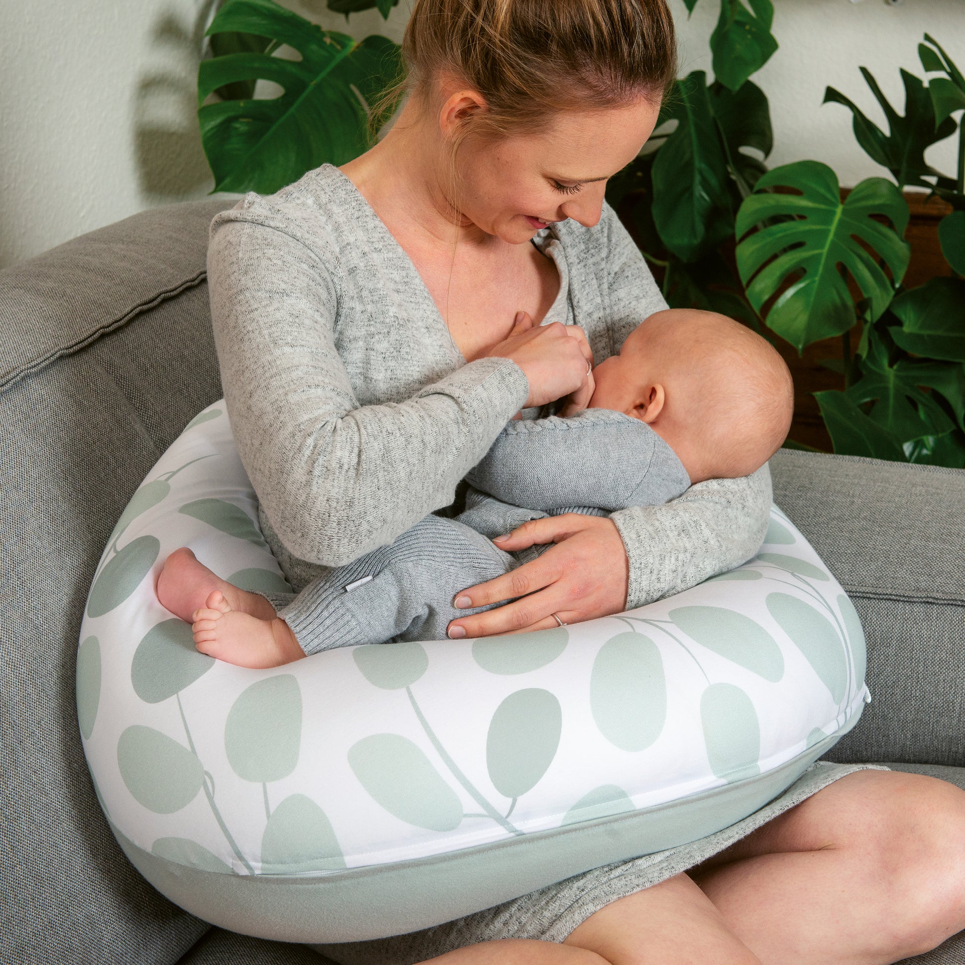 Doomoo Buddy Maternity & Nursing Pillow- Bear Grey –