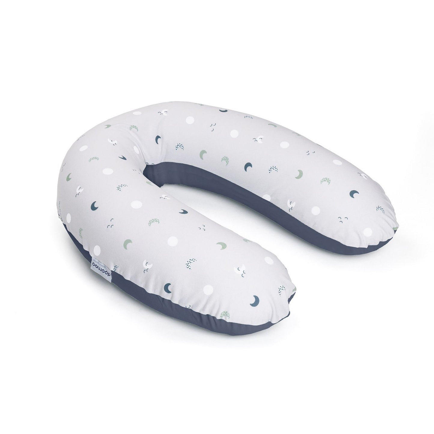 large maternity pillow. During pregnancy and for breastfeeding - Blue Grey moon