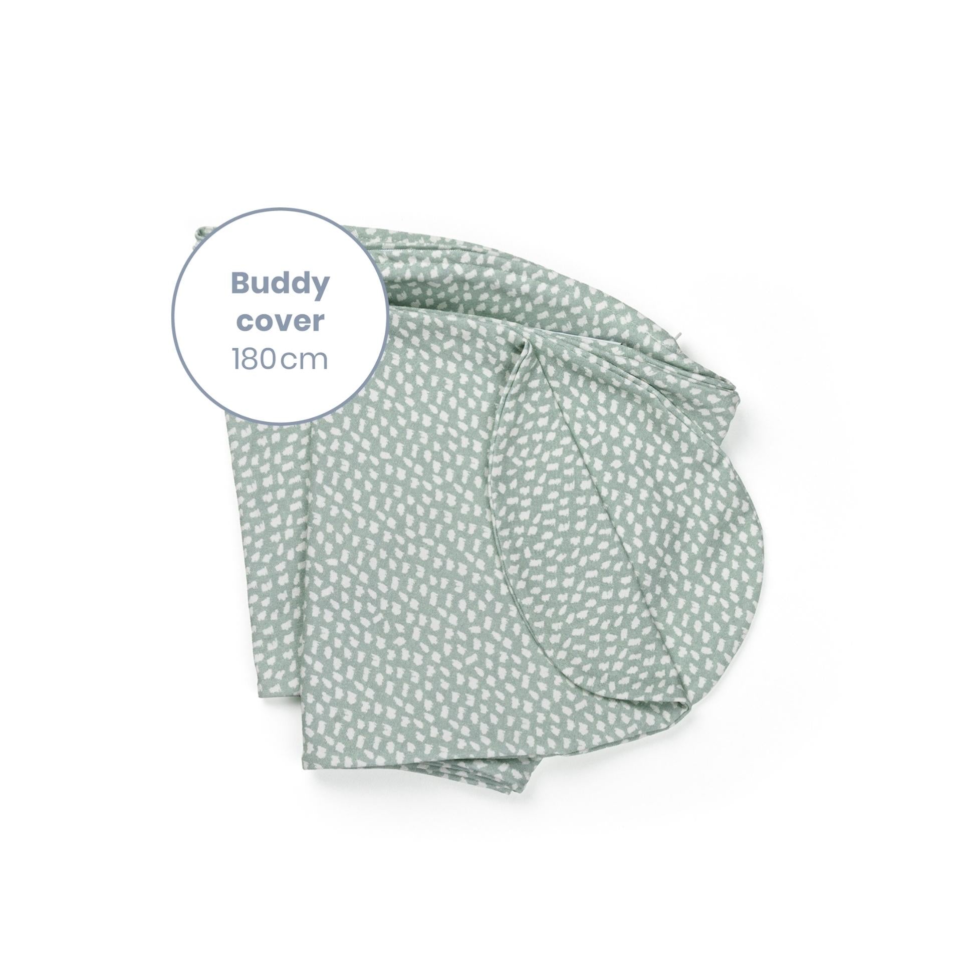 Housse pour grand coussin de maternité Cloudy Kaki