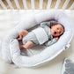 doomoo cocoon - safe and cosy baby nest - reassure the baby - chine white