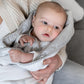 Ultra soft baby blanket in organic cotton - doomoo dream Fox Grey