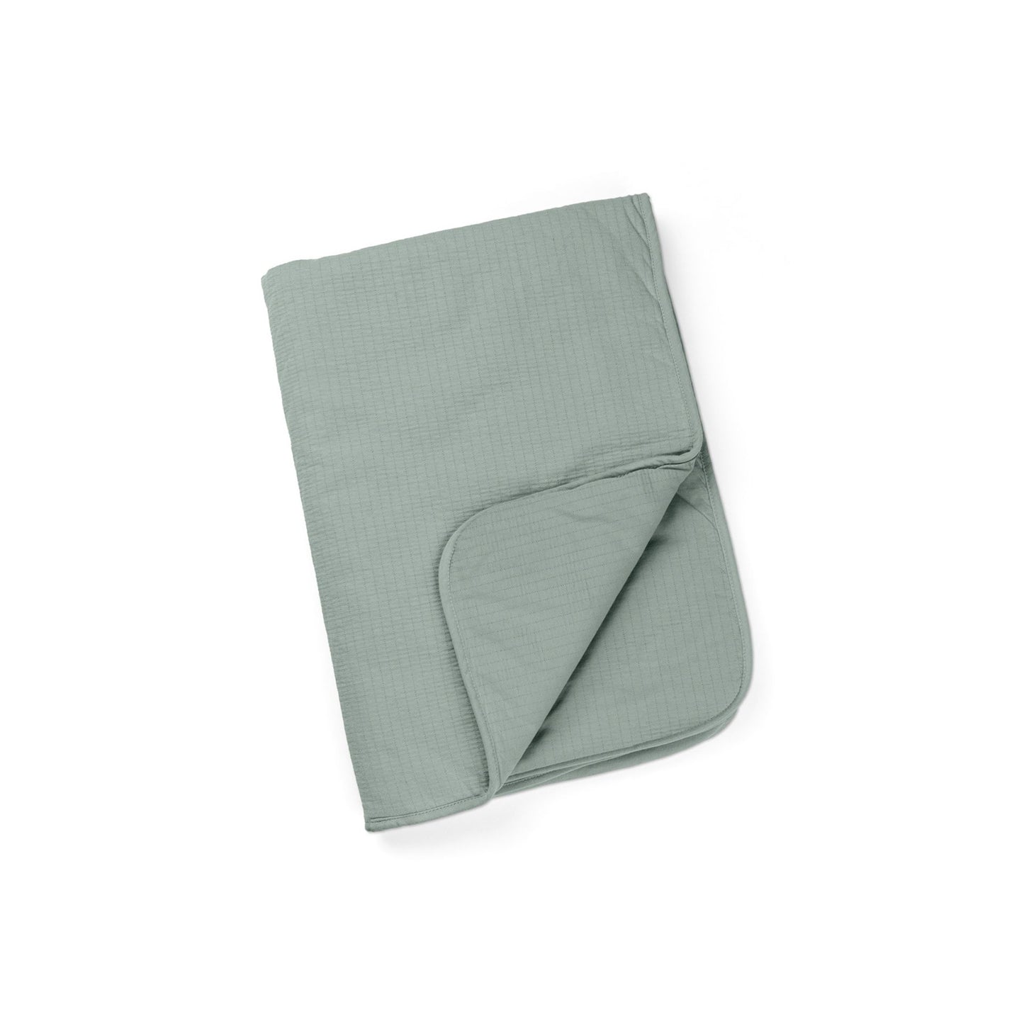 Couverture ultra douce pour bébé en coton biologique - doomoo dream Tetra Jersey Green