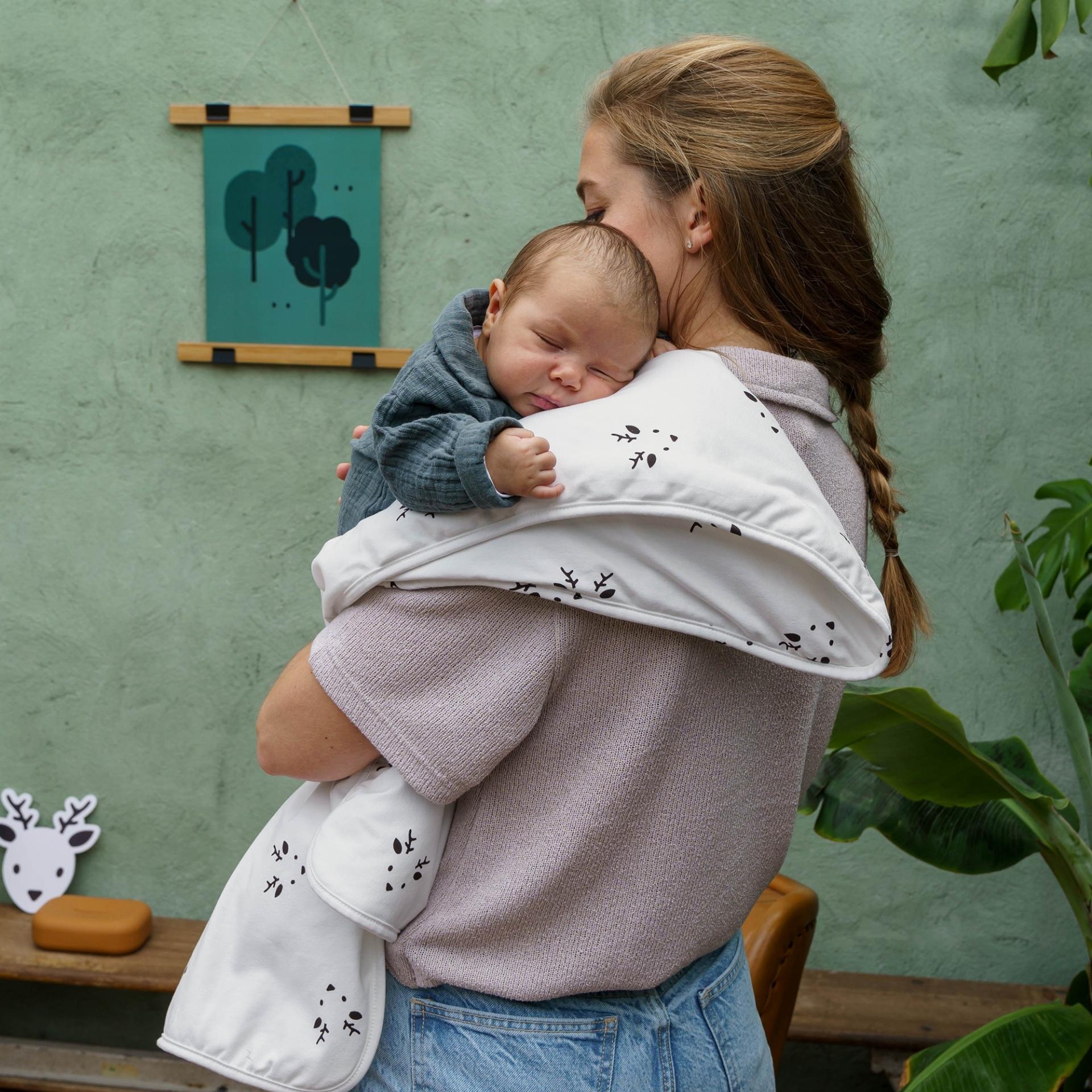 Couverture ultra douce pour bébé en coton biologique - doomoo dream Deer