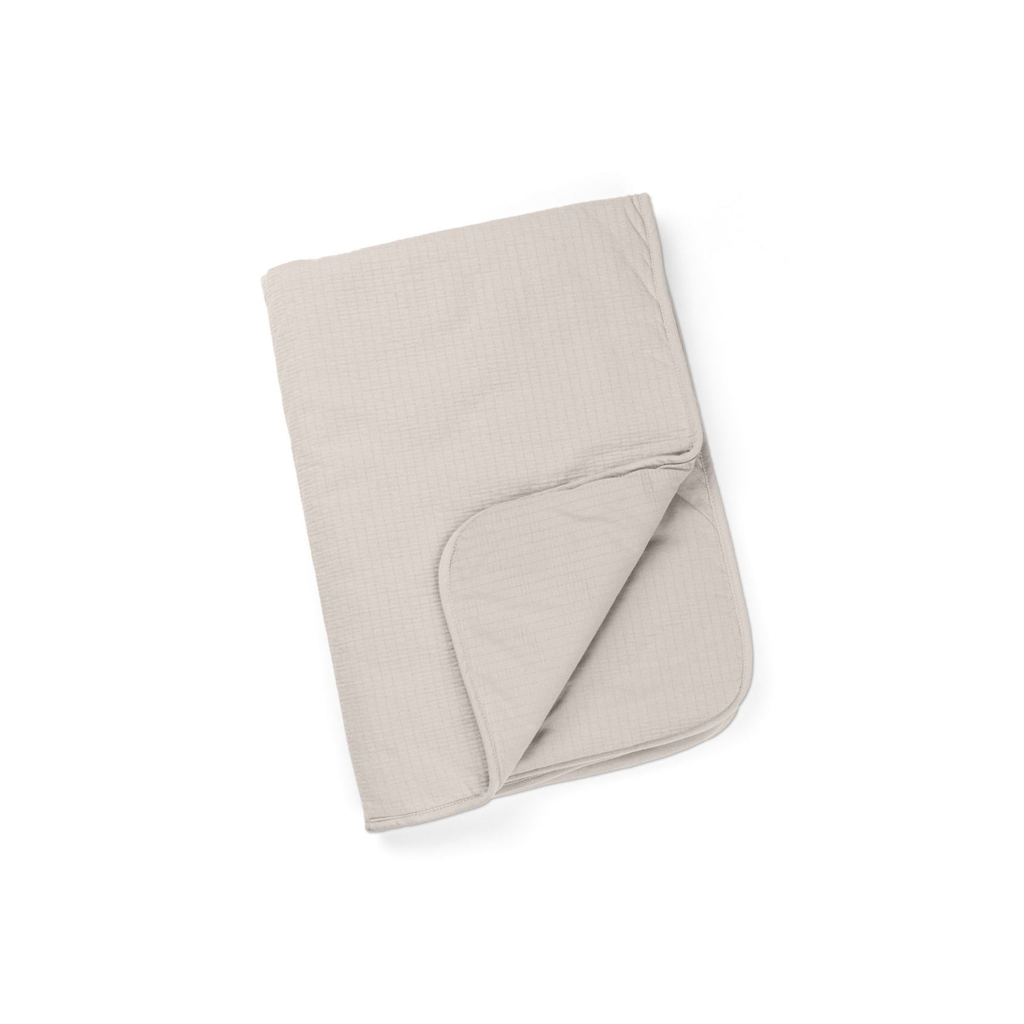 Ultra soft baby blanket in organic cotton - doomoo dream Tetra Jersey Sand