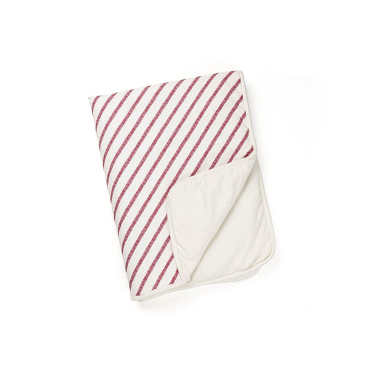 Couverture ultra douce pour bébé en coton biologique - doomoo dream Ruby Stripes
