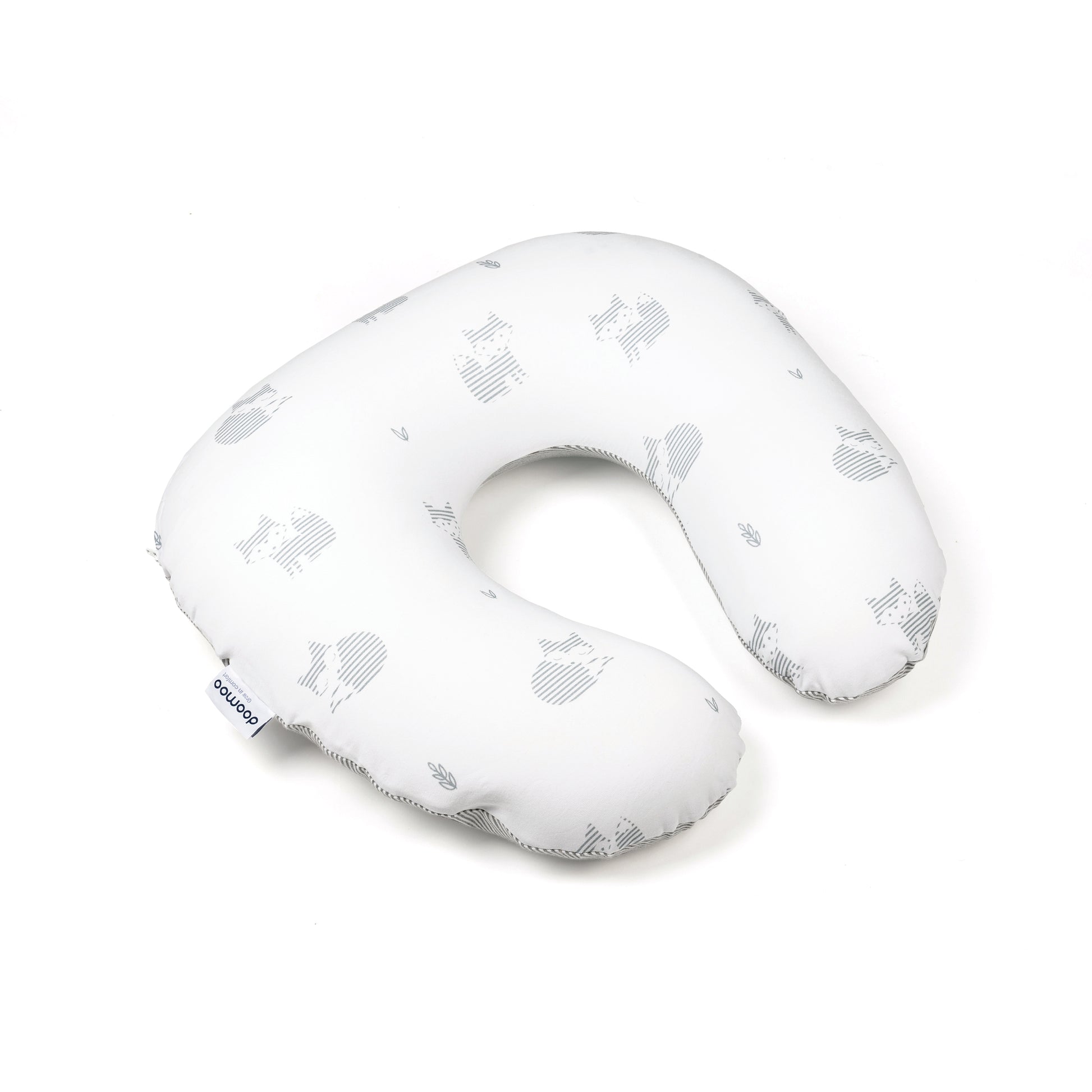 Doomoo - Nursery pillow, Chine Anthracite - Hajdi