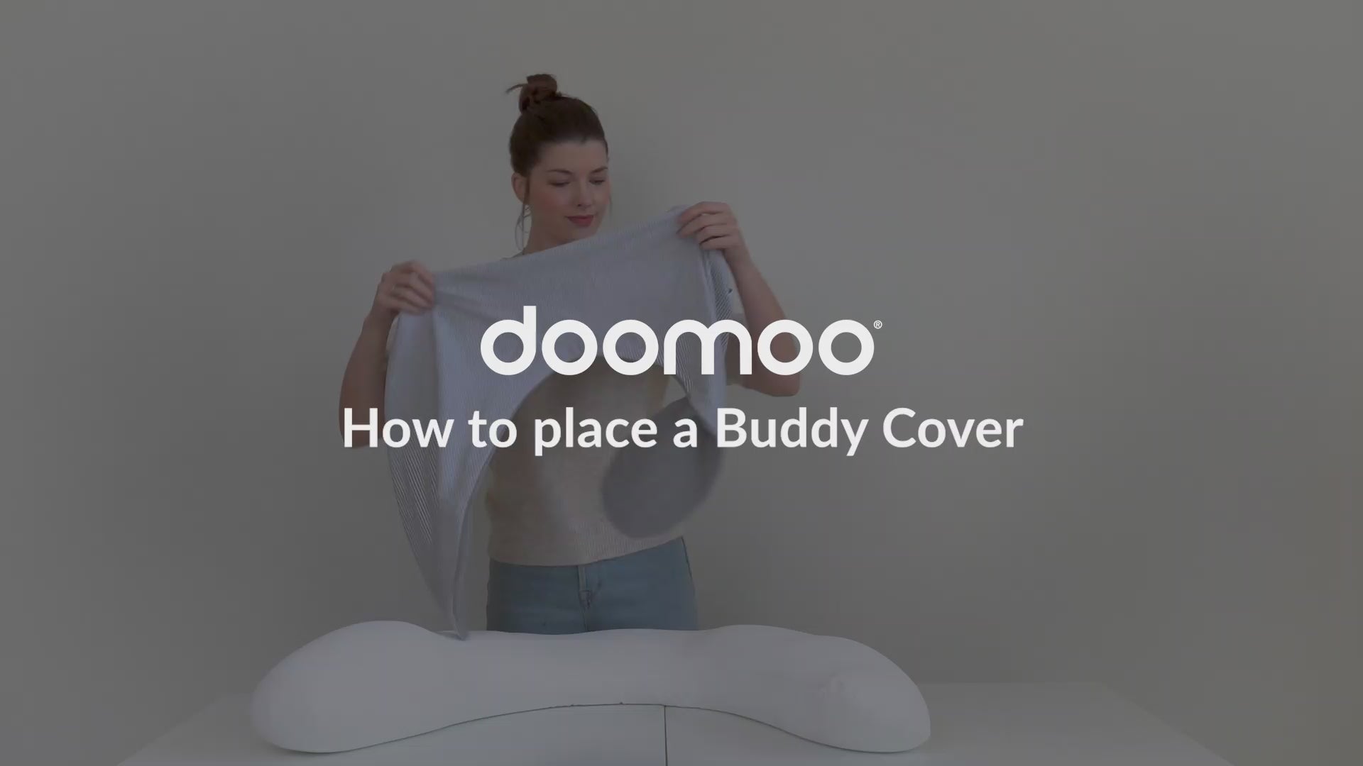 How to put the cover of a breastfeeding pillow - doomoo buddy