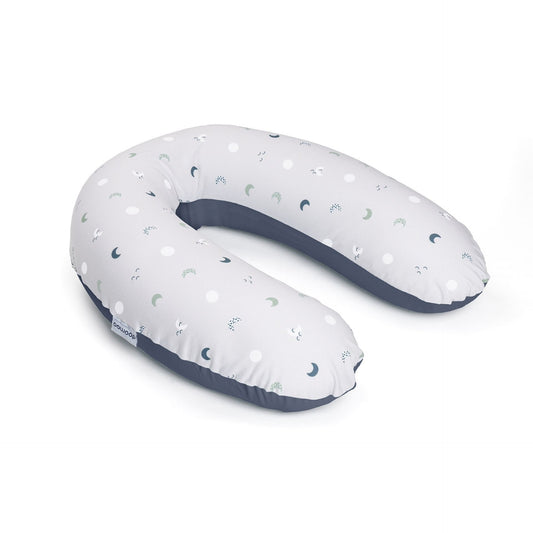 large maternity pillow. During pregnancy and for breastfeeding - Blue Grey moon