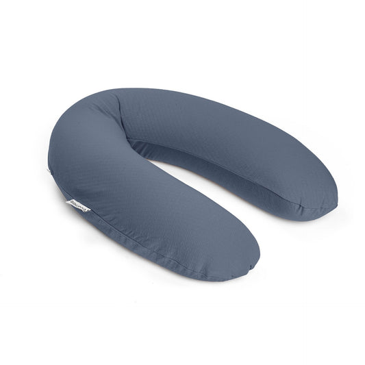 large maternity pillow. During pregnancy and for breastfeeding - doomoo Buddy tetra Jersey Blue