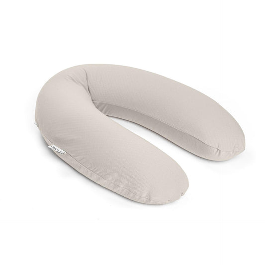 large maternity pillow. During pregnancy and for breastfeeding - doomoo Buddy Tetra Jersey Sand