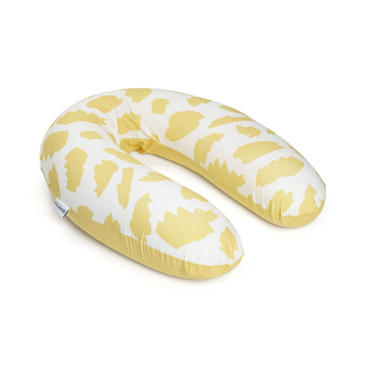 large maternity pillow. During pregnancy and for breastfeeding - Brushes Yellow